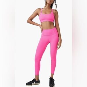 Free People Movement Never Better Leggings High Rise Hot Pink XS